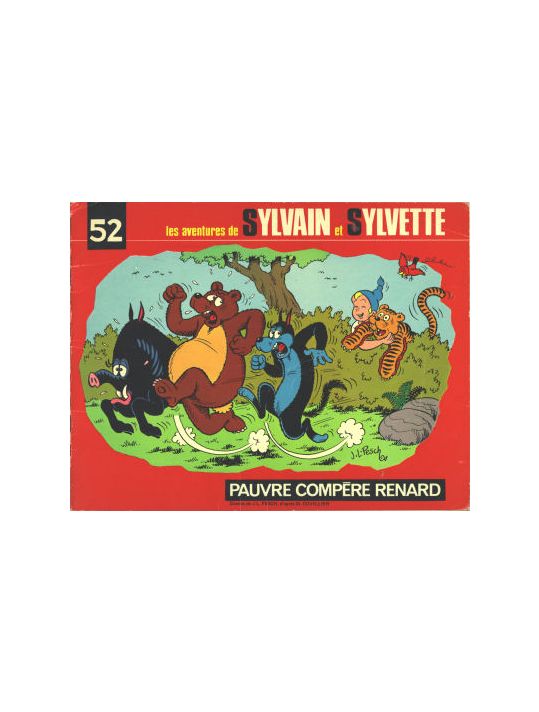 Sylvain et Sylvette (03-série : Fleurette nouvelle série) tome 52 - Pauvre compère Renard (éd. 1975) main product photo