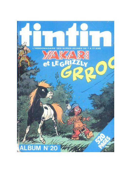 Recueil Tintin nouveau tome 20 main product photo