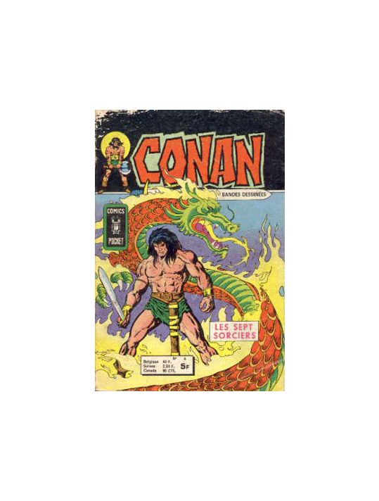 Conan (1re série - Arédit - Comics Pocket) tome 6 - Les sept sorciers (éd. 1978) main product photo