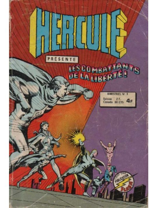 Hercule (1e Série - Collection Flash) tome 9 - Les combattants de la liberté (éd. 1978) main product photo