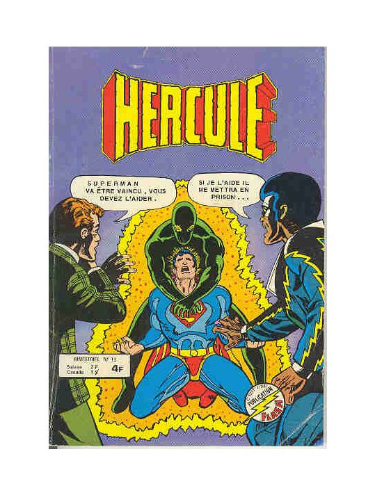 Hercule (1e Série - Collection Flash) tome 13 - Eclair Noir contre Superman (éd. 1979) main product photo