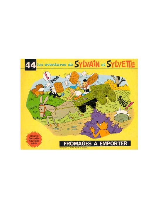 Sylvain et Sylvette (03-série : Fleurette nouvelle série) tome 44 - Fromages à emporter (éd. 1971) main product photo