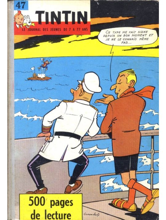 (Recueil) Tintin (Album du journal - Édition française) tome 47 - Tintin album du journal (éd. 1960) main product photo