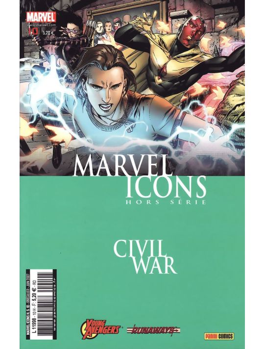 Marvel Icons Hors Série tome 10 - Les jeunes vengeurs & les fugitifs (éd. 2007) main product photo