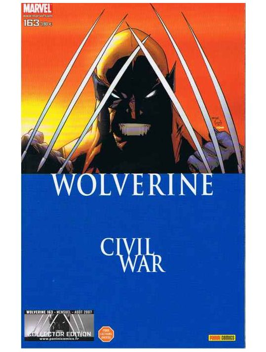 Wolverine (1re série) tome 163 - Civil War (éd. 2007) main product photo