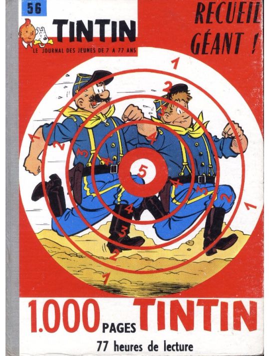 (Recueil) Tintin (Album du journal - Édition française) tome 56 - Tintin album du journal (éd. 1963) main product photo
