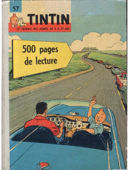 (Recueil) Tintin (Album du journal - Édition française) tome 57 - Tintin album du journal (éd. 1963) main product photo