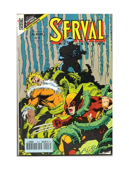 Serval-Wolverine - Serval album relié 8 (éd. 1993) main product photo