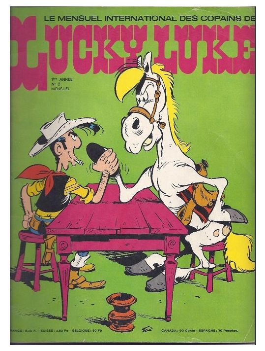Lucky Luke - Mensuel international des copains numéro 2 main product photo