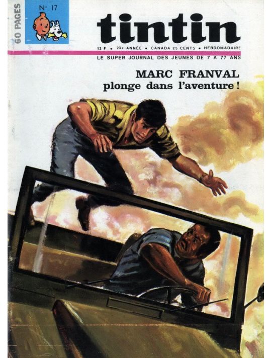 Revue Le journal de Tintin (éd. Belge) tome 17 - Marc Franval plonge dans l'aventure ! main product photo