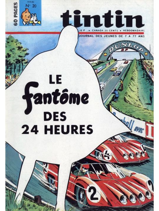 Revue Le journal de Tintin (éd. Belge) tome 20 - Le fantôme des 24 Heures main product photo