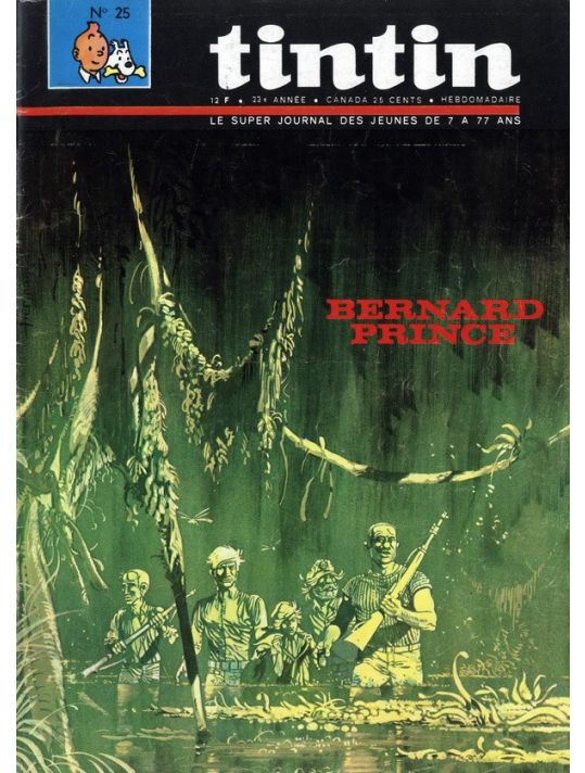 Revue Le journal de Tintin (éd. Belge) tome 25 - Bernard Prince main product photo