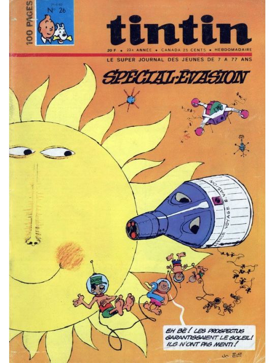 Revue Le journal de Tintin (éd. Belge) tome 26 - Spécial Évasion main product photo