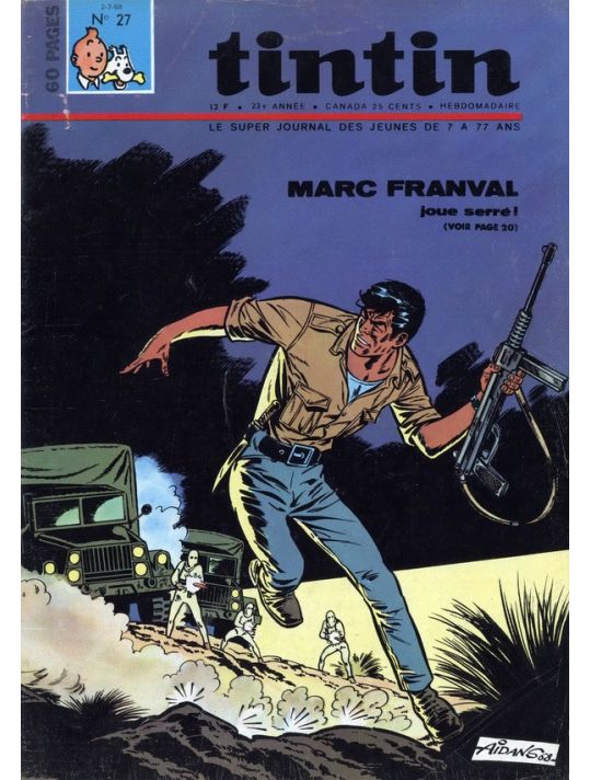 Revue Le journal de Tintin (éd. Belge) tome 27 - Marc Franval joue serré ! main product photo