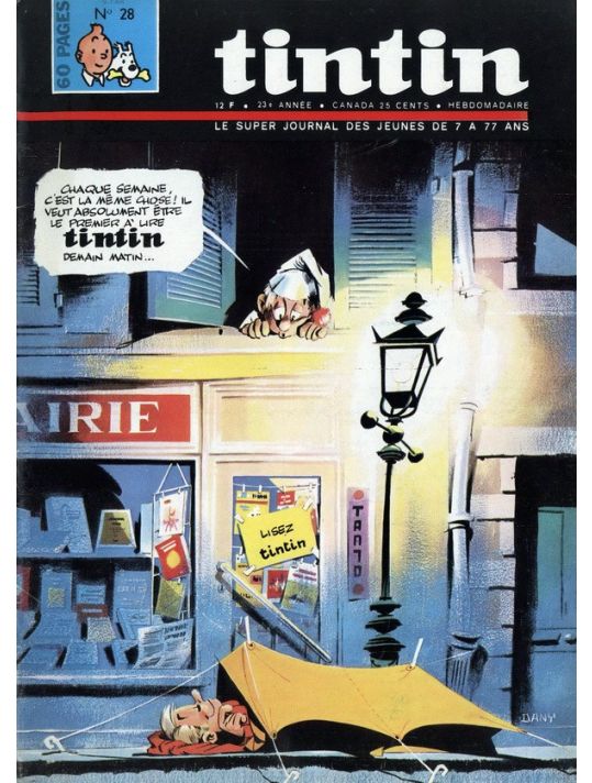 Revue Le journal de Tintin (éd. Belge) tome 28 main product photo