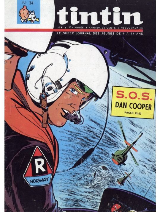 Revue Le journal de Tintin (éd. Belge) tome 34 - S.O.S. Dan Cooper main product photo