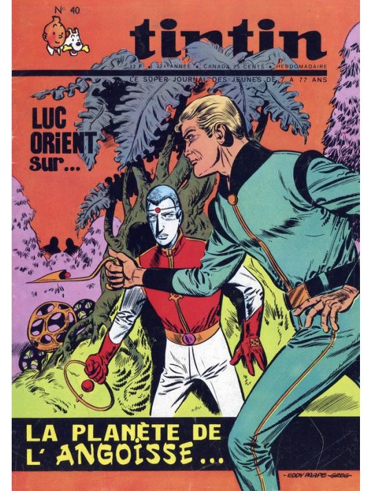 Revue Le journal de Tintin (éd. Belge) tome 40 - Luc Orient sur... La Planète de l'angoisse... main product photo