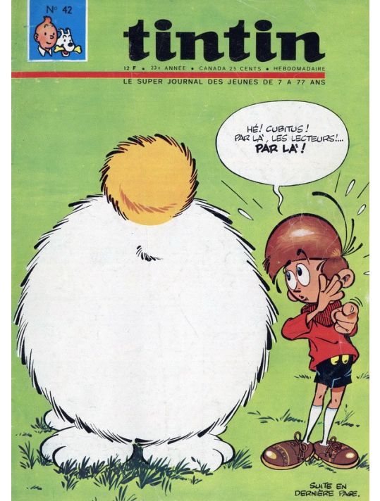 Revue Le journal de Tintin (éd. Belge) tome 42 main product photo