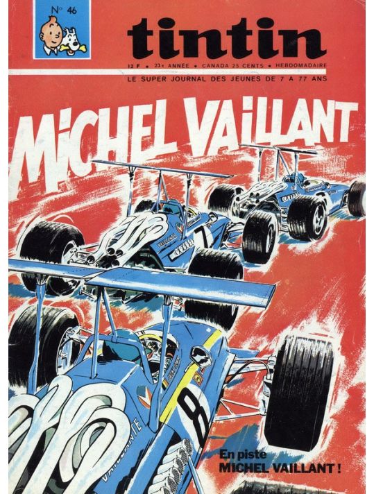 Revue Le journal de Tintin (éd. Belge) tome 46 - En piste Michel Vaillant ! main product photo