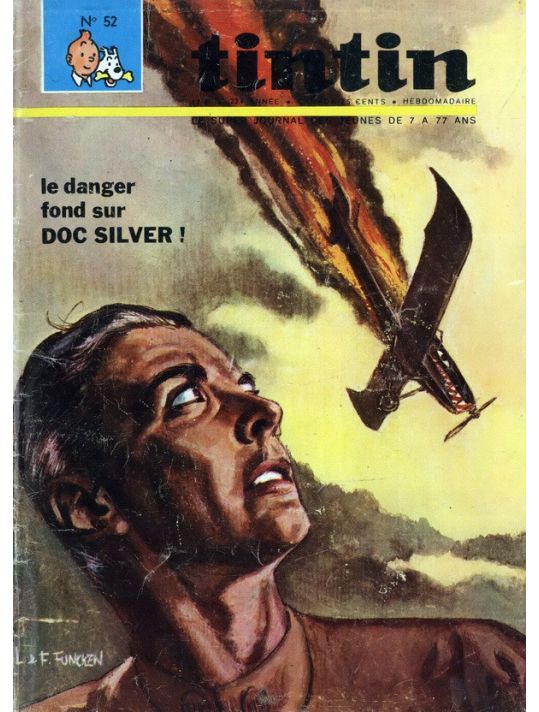 Revue Le journal de Tintin (éd. Belge) tome 52 - Le danger fond sur Doc Silver ! main product photo