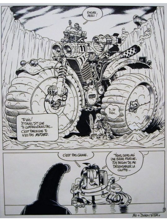 Planche originale Cosmik Roger ; Encore Merci main product photo