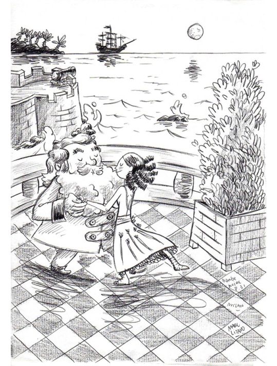 Illustration originale "Pirates" main product photo