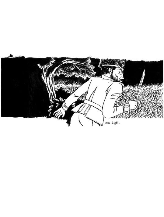 Illustration à l'encre "Général" main product photo