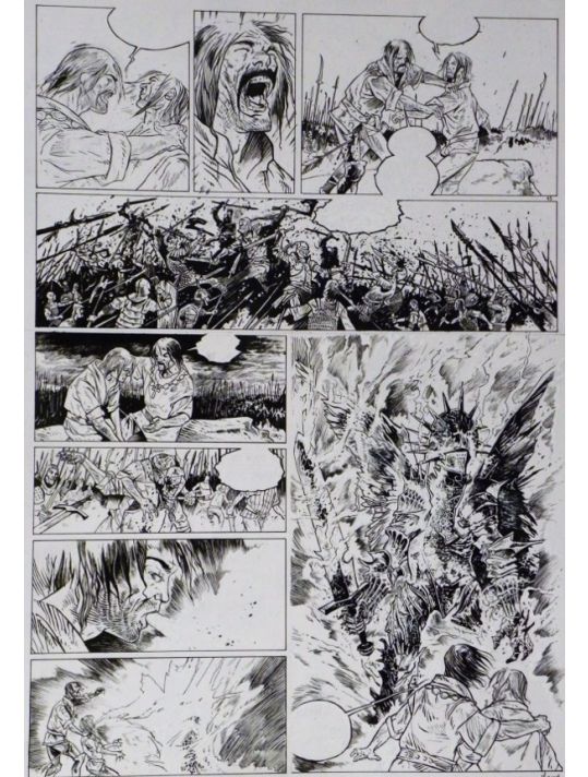 Planche originale Le Rêve de Jérusalem tome 2 - p°47 main product photo