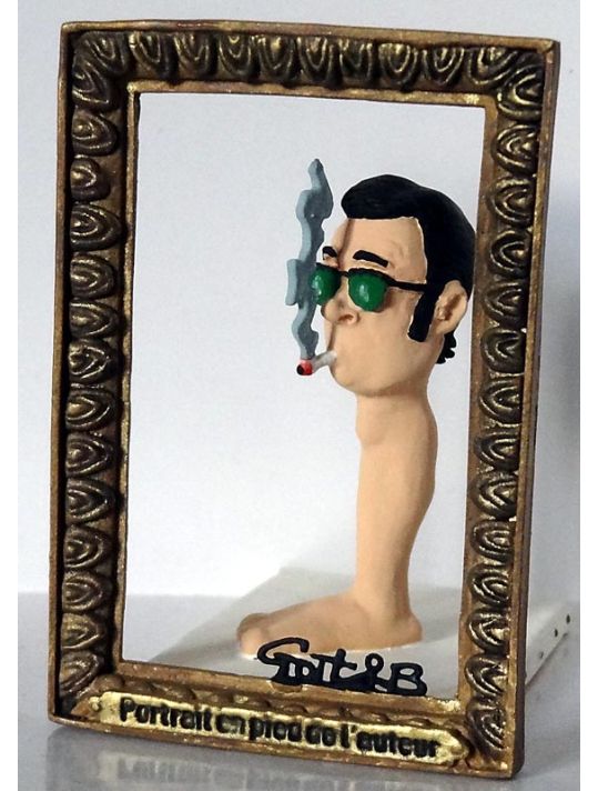 Gotlib portrait en pied de l'auteur (signé) main product photo