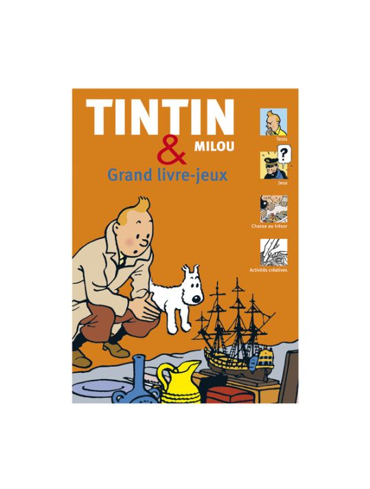 Tintin & Milou ; Grand livre-jeux main product photo