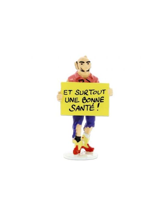 Figurine plomb Tintin - Rastapopoulos - Carte de voeux 1972 main product photo
