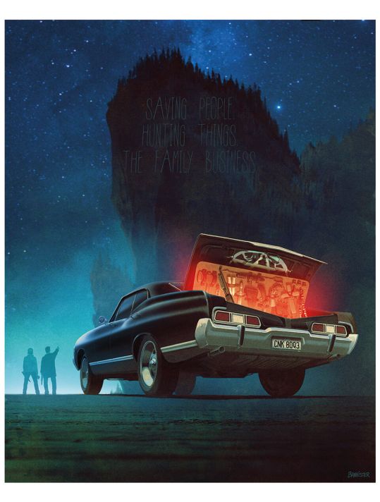 Affiche Banncars - Supernatural main product photo