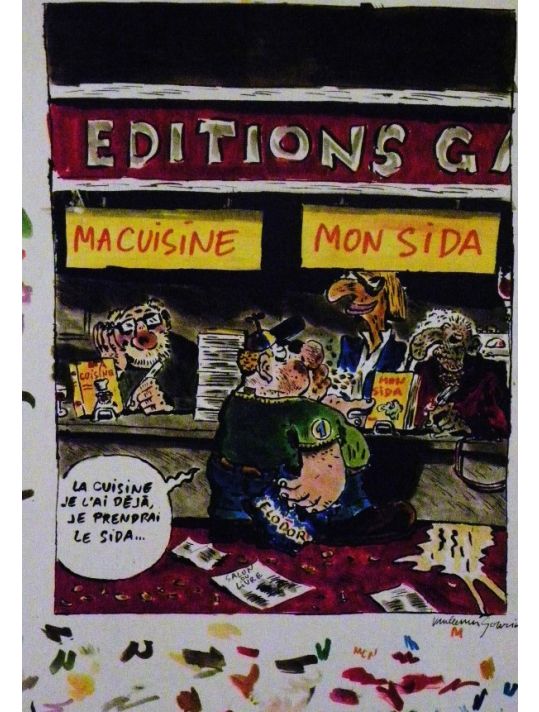 illustration originale couleur ; L' édition main product photo