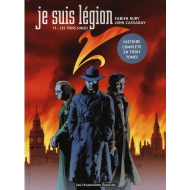 je suis légion tome 3 - les trois singes
