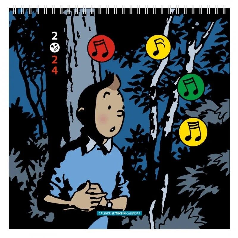 Calendrier à poser Tintin 2024 - Accueil