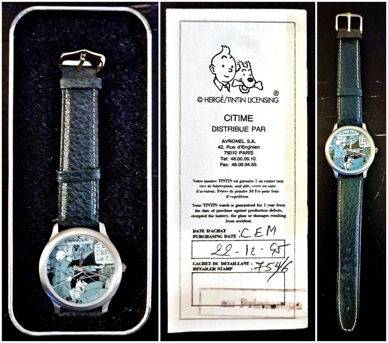 Montre tintin on sale vintage