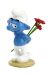 Figurine Schtroumpf aux fleurs