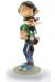 Figurine Gaston et son chat