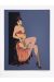 Sérigraphie Pin-up en bas nylon