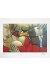 Estampe Champagne Robe Rouge Jean-Pierre Ceytaire