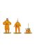 Figurine Tintin ; Box 3 micro figurine - Lune