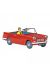 Voiture de collection Tintin - Le cabriolet Triumph Herald 1200 Nº52 1/24