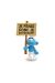 Figurine Schtroumpf pancarte