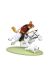Figurine Tintin à cheval (version colorisée)