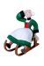 Figurine Bécassine en luge
