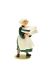 Figurine Bécassine et sa pile de livres