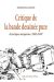 critique de la bande dessinée pure ; chroniques narquoises 2005-2007