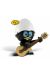 Figurine calimero et sa guitare