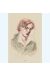 Affiche Ariane portrait sur fond beige ; Juillard ; 20x30