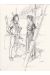 Affiche Crayonné Indien + Arianne ; Juillard ; Signée ; 30x40
